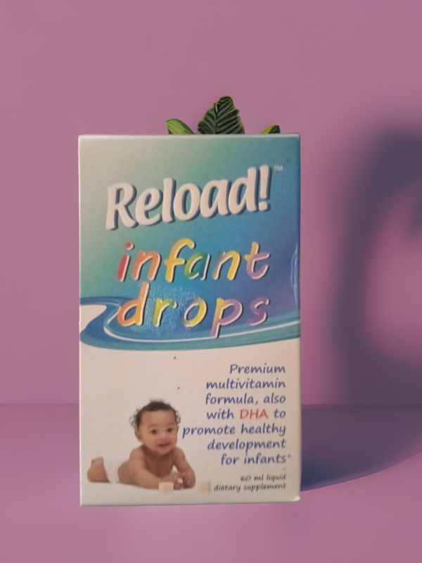 Reload Infant Multivitamin Drop (Rich in VItamins/Minerals & DHA) Health & Vitalty - for good growth and sound Health in Kids. Buy Now and get 20% off. FREE Delivery in Lagos.