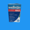Wellman max (Health & Vitality) - UK's No 1 Men's vitamins/food supplements good for the overall wellbeing of men, boost energy, immunity, skin, testosterone and heart health.