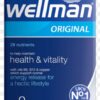 Wellman Original (Health & Vitality) - UK's No 1 Men's vitamins/food supplements good for the overall wellbeing of men, boost energy, immunity, skin, testosterone and heart health.
